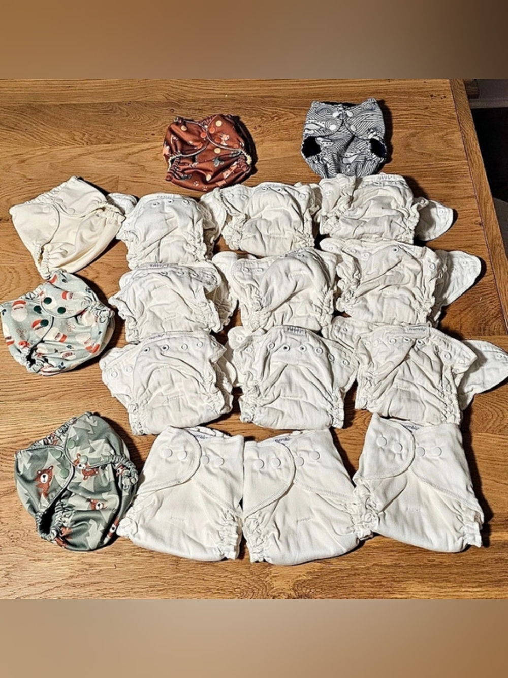 esembly Cloth Diaper Size 1 Lot- 12 Inners, 5 Outers (4 Items NWT/Unused) 7-17lb